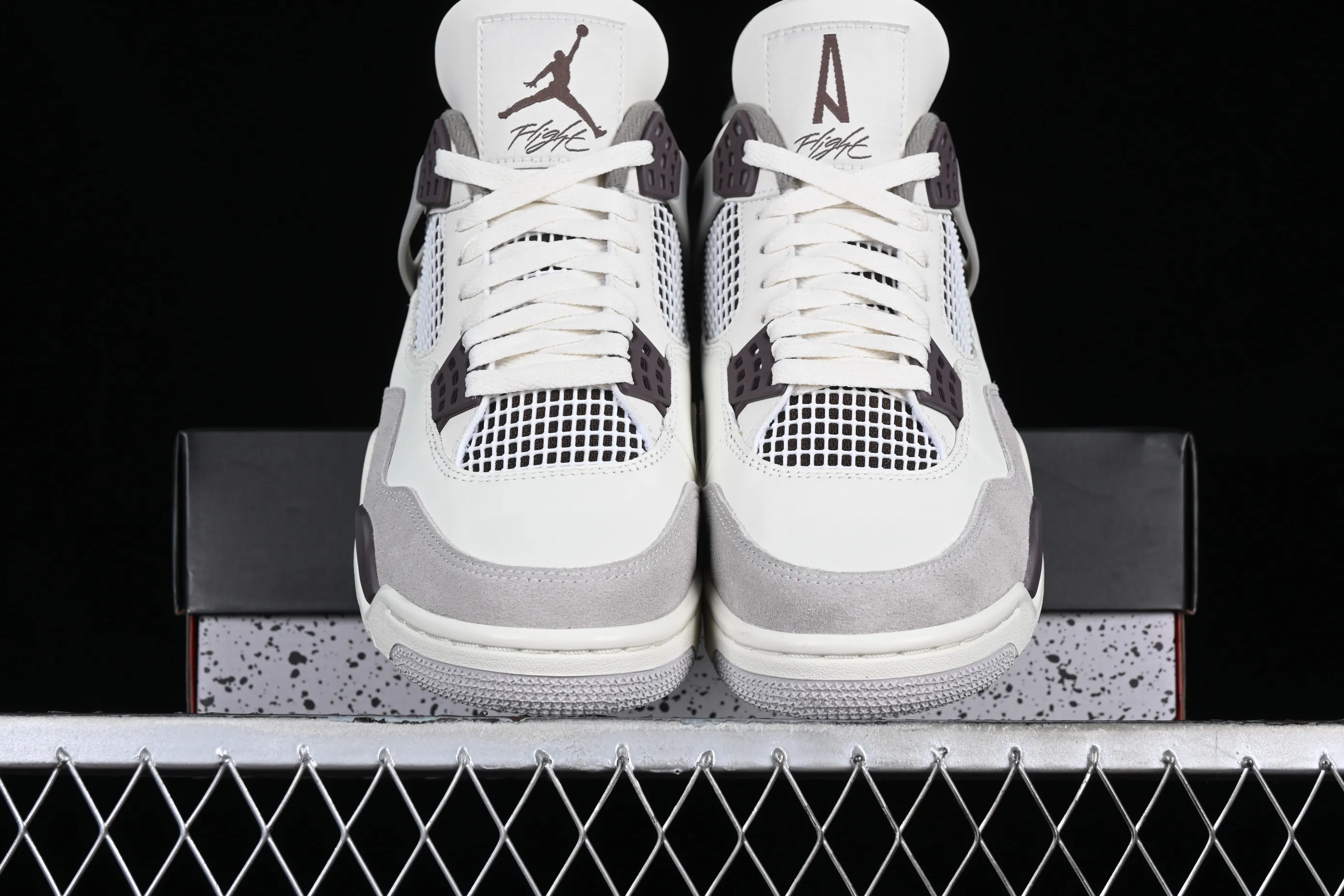 All categories Air Jordan Jordan series basketball shoes Air Jordan 4 pure original A Ma Maniere x Air Jordan 4 Retro "Phantom" AJ4 Joe 4 joint phantom gray FZ4810-001